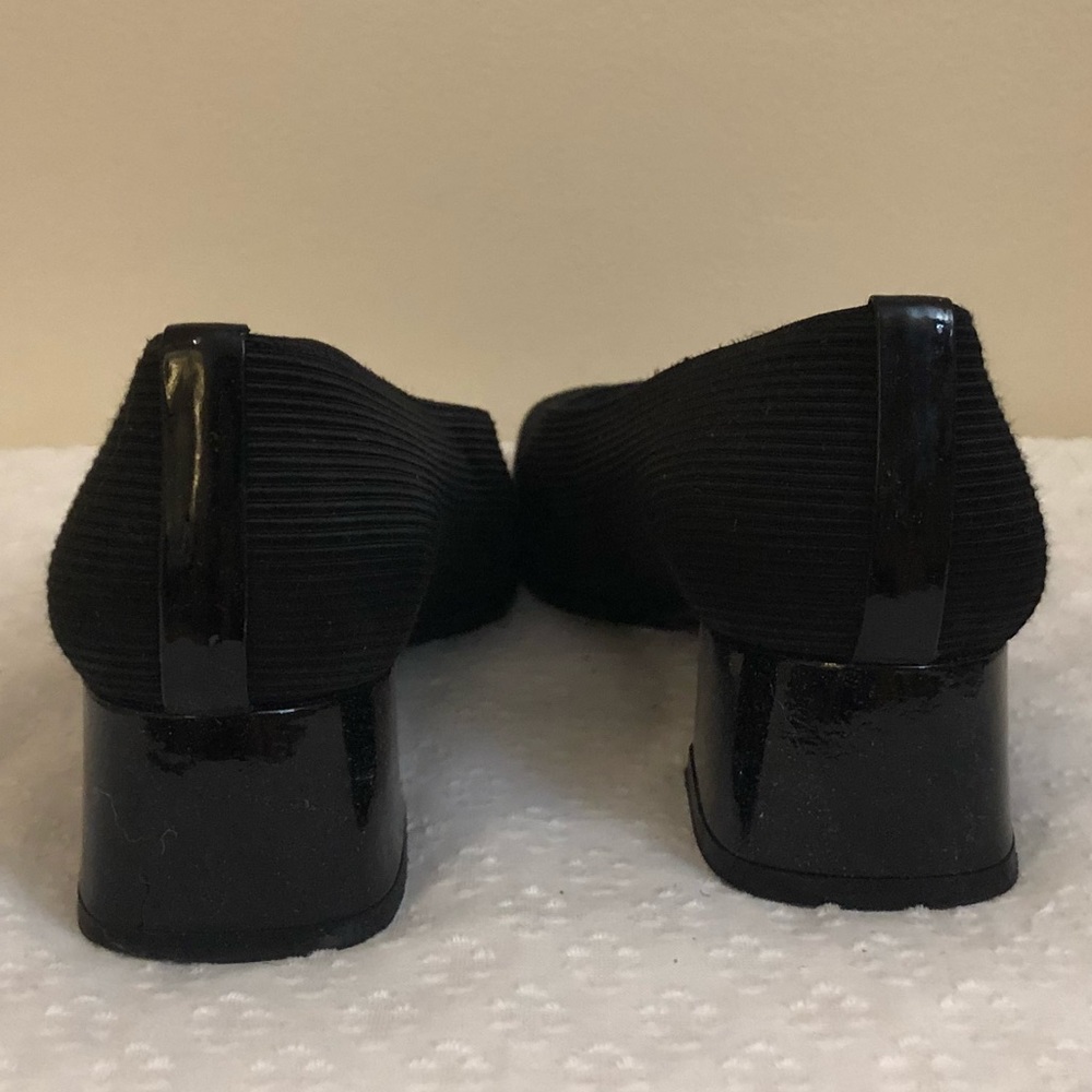 Stuart Weitzman Ribbed Fabric Square Toe Pump - image 4